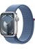   -   - Apple Watch Series 9 GPS 45  Aluminium Case Sport Loop, silver/winter blue