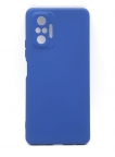 Аксессуары - Аксессуары - DF Задняя накладка для Xiaomi Redmi Note 10 Pro силиконовая синяя