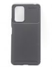 Аксессуары - Аксессуары - TaichiAqua Задняя накладка для Xiaomi Redmi Note 10 Pro силиконовая Carbon черная