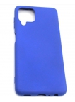 Аксессуары - Аксессуары - DF Задняя накладка для Samsung Galaxy A22 силиконовая синяя