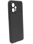 Аксессуары - Аксессуары - TaichiAqua Задняя накладка для Realme 9 Pro+ силиконовая Carbon черная