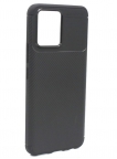 Аксессуары - Аксессуары - TaichiAqua Задняя накладка для Realme 8 - 8 Pro силиконовая Carbon черная 