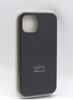 Аксессуары - Аксессуары - Silicone Case Задняя накладка для Apple iPhone 14 силиконовая черная