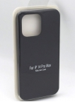 Аксессуары - Аксессуары - Silicone Case Задняя накладка для Apple iPhone 14 Pro Max силиконовая черная