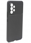 Аксессуары - Аксессуары - TaichiAqua Задняя накладка для Samsung Galaxy A53 силиконовая Carbon черная