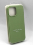 Аксессуары - Аксессуары - Silicone Case Задняя накладка для Apple iPhone 13 Pro Max силиконовая зеленая