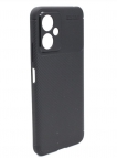 Аксессуары - Аксессуары - TaichiAqua Задняя накладка для Xiaomi Redmi Note 12 силиконовая Carbon черная
