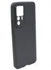 Аксессуары - Аксессуары - TaichiAqua Задняя накладка для Xiaomi 12T-12T Pro силиконовая Carbon черная