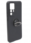 Аксессуары - Аксессуары - TaichiAqua Задняя накладка для Xiaomi 12T-12T Pro с кольцом черная