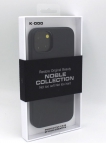 Аксессуары - Аксессуары - K-Doo Задняя накладка для Apple iPhone 13 под кожу черная