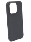 Аксессуары - Аксессуары - ТПУ Задняя накладка для Apple iPhone 14 Pro силиконовая черная