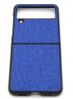 Аксессуары - Аксессуары - TaichiAqua Задняя накладка для Samsung Galaxy Flip 4 ткань синий