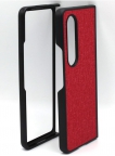 Аксессуары - Аксессуары - TaichiAqua Задняя накладка для Samsung Galaxy Z Fold 4 ткань красный