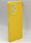 Аксессуары - Аксессуары - DF Задняя накладка для Xiaomi Poco X5 Pro силиконовая желтый
