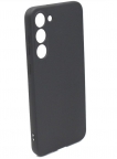 Аксессуары - Аксессуары - DF Задняя накладка для Samsung Galaxy S23+ силиконовая черная