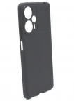 Аксессуары - Аксессуары - TaichiAqua Задняя накладка для Xiaomi Poco F5 силиконовая Carbon черная
