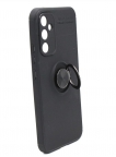 Аксессуары - Аксессуары - TaichiAqua Задняя накладка для Samsung Galaxy A34 черная с кольцом