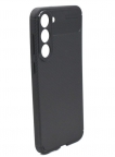 Аксессуары - Аксессуары - TaichiAqua Задняя накладка для Samsung Galaxy S23+ силиконовая Carbon черная
