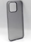Аксессуары - Аксессуары - HOCO Задняя накладка для Apple iPhone 15 Pro Max силиконовая прозрачно-серая
