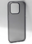 Аксессуары - Аксессуары - HOCO Задняя накладка для Apple iPhone 15 Pro силиконовая прозрачно-серая