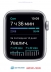 ����� ���� - ����� ���� - Apple Watch SE GPS 44mm Silver Aluminium Case with White Sport Band (MYDQ2RU/A)