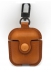 Аксессуары - Аксессуары - Usams Чехол + карабин для Apple AirPods под кожу Brown