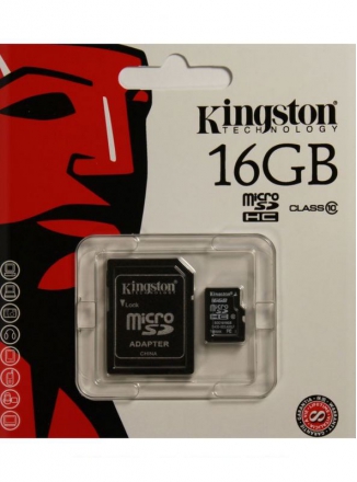 Kingston   MicroSD 16Gb Class 10