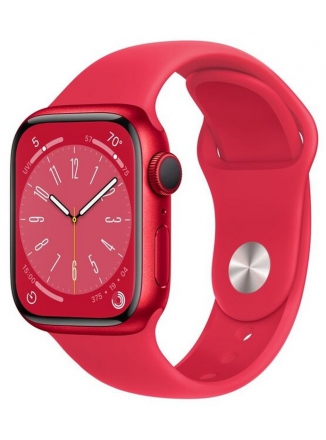 Apple Watch Series 8 GPS 45  Aluminium Case with Sport Band (MNP43) R, (PRODUCT)RED 