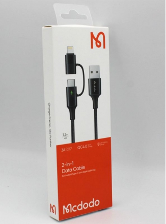 Mcdodo  USB 2  1  Type-C -Lightning 1.2 