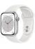 ����� ���� - ����� ���� - Apple Watch Series 8 GPS 41 �� Aluminium Case with Sport Band M/L, silver/white