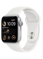 Apple Watch SE 2 GPS 40  Aluminium Case with Sport Band (MNTC3) M/L, silver/white