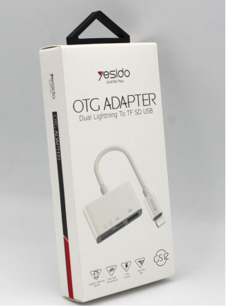 Yesido  8 pin - USB 2.0(f), SD,  SD GS12 