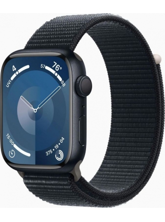 Apple Watch Series 9 GPS 45  Aluminium Case Sport Loop (MR9C3), midnight