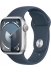   -   - Apple Watch Series 9 GPS 45  Aluminium Case with Sport Band M/L, silver/storm blue 