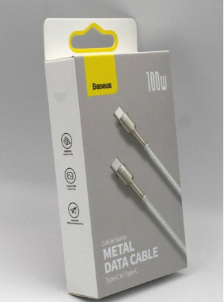 Baseus ������ Type-C-Type-C, 2m 100w CATJK-D02, �����