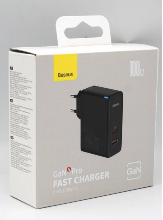 Baseus Baseus  CCGP090201 GaN5 Pro 100w C+U +  Type-C-Type-C, 100w, _