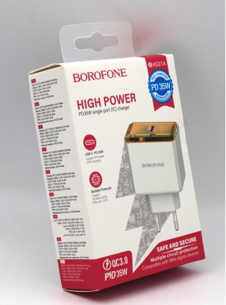 Borofone     Type-C  BAS31A, 35W  