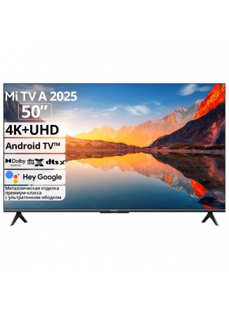 Xiaomi TV A 50 2025, 4K UHD Smart TV, 