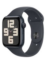Apple Watch SE 2024 GPS + Cellular  44 �� Midnight Aluminium Case with Sport Band M/L, midnight