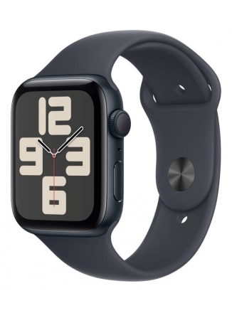 Apple Watch SE 2024 GPS + Cellular  44 �� Midnight Aluminium Case with Sport Band M/L, midnight