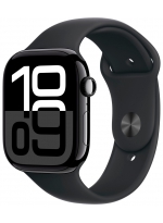 Apple Watch Series 10 GPS 46  Black Aluminium Case with Sport Band (MWWQ3) M/L, black