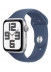  Apple Watch SE 2024 GPS 40 �� Silver Aluminium Case with Sport Band (MXEC3) S/M, denim