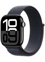 Apple Watch Series 10 GPS 42  Black Aluminium Case with Sport Loop, black