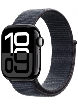 Apple Watch Series 10 GPS 42  Black Aluminium Case with Sport Loop, black