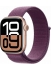 Apple Watch Series 10 GPS + Cellular 46 �� Rose Gold Aluminium Case with Sport Loop (MWY83), plum