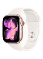 Apple Watch Series 11 GPS 46  Rose Gold Aluminium Case with Sport Band (MEV74) M/L, light blush