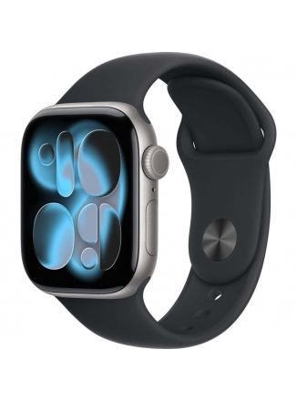 Apple Watch Series 11 GPS 42  Grey Aluminium Case with Sport Band (MEQW4) S/M, black