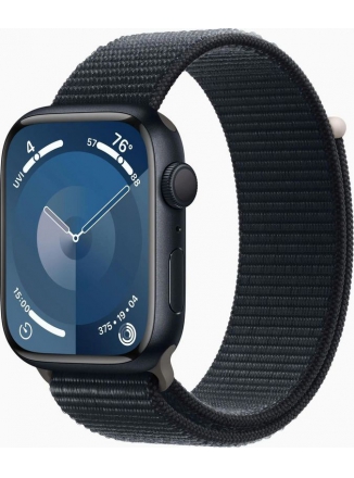 Apple Watch Series 9 GPS + Cellular 45  Aluminium Case Sport Loop (MRMF3), midnight