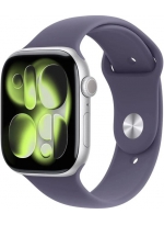 Apple Watch Series 11 GPS 42 �� Silver Aluminium Case with Sport Band (MEU64) S/M, purple fog 
