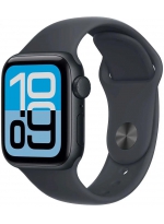 Apple Watch SE 2025 GPS+ Cellular 40 �� Midnight Aluminium Case with Sport Band (MEPC4) M/L, midnight